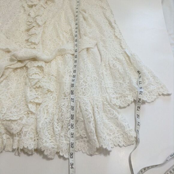 Free People White Dreams Of You Mini Dress New Size Small - Picture 6 of 6